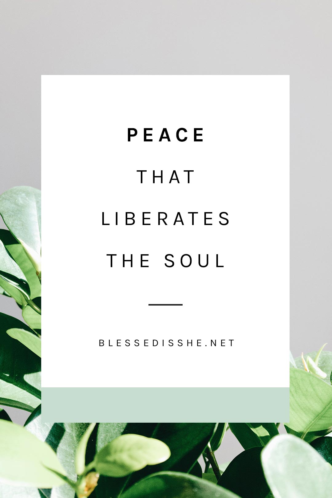 peace that surpasses all understanding