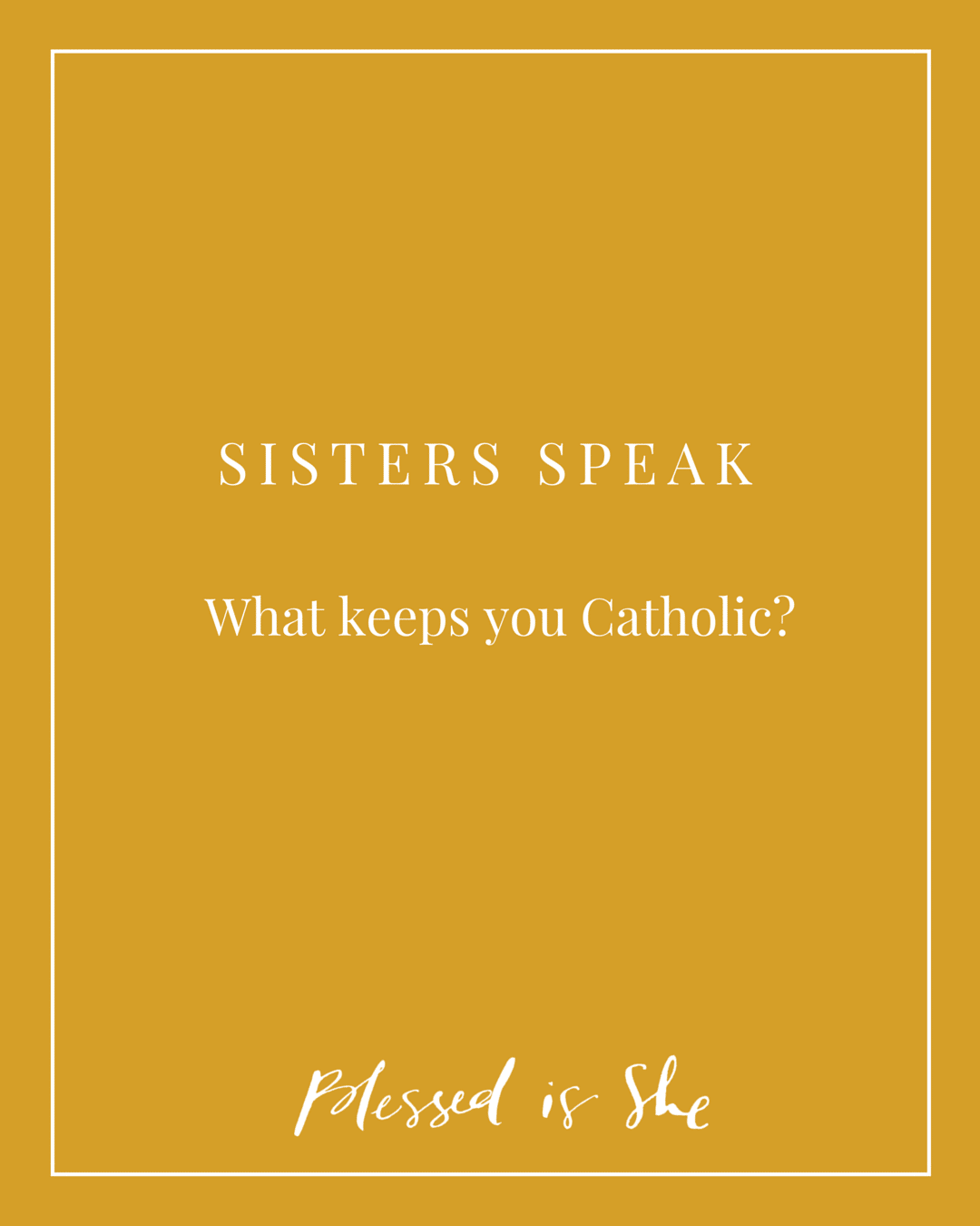 sisters speak pt 5
