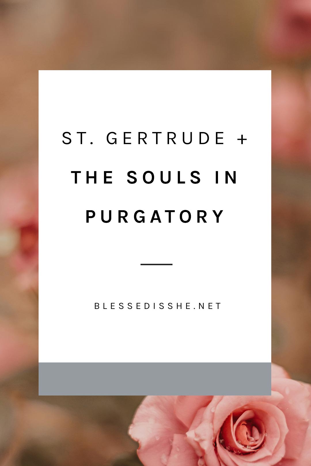 prayer for souls in purgatory st. gertrude