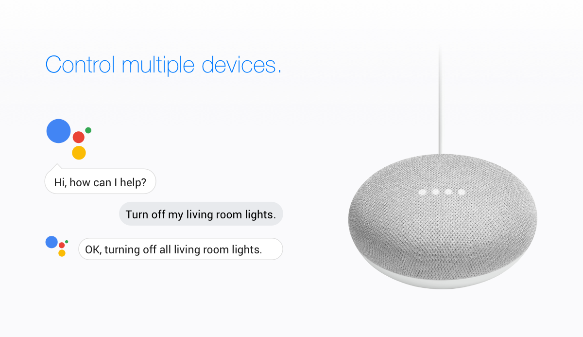 google home turns on all lights