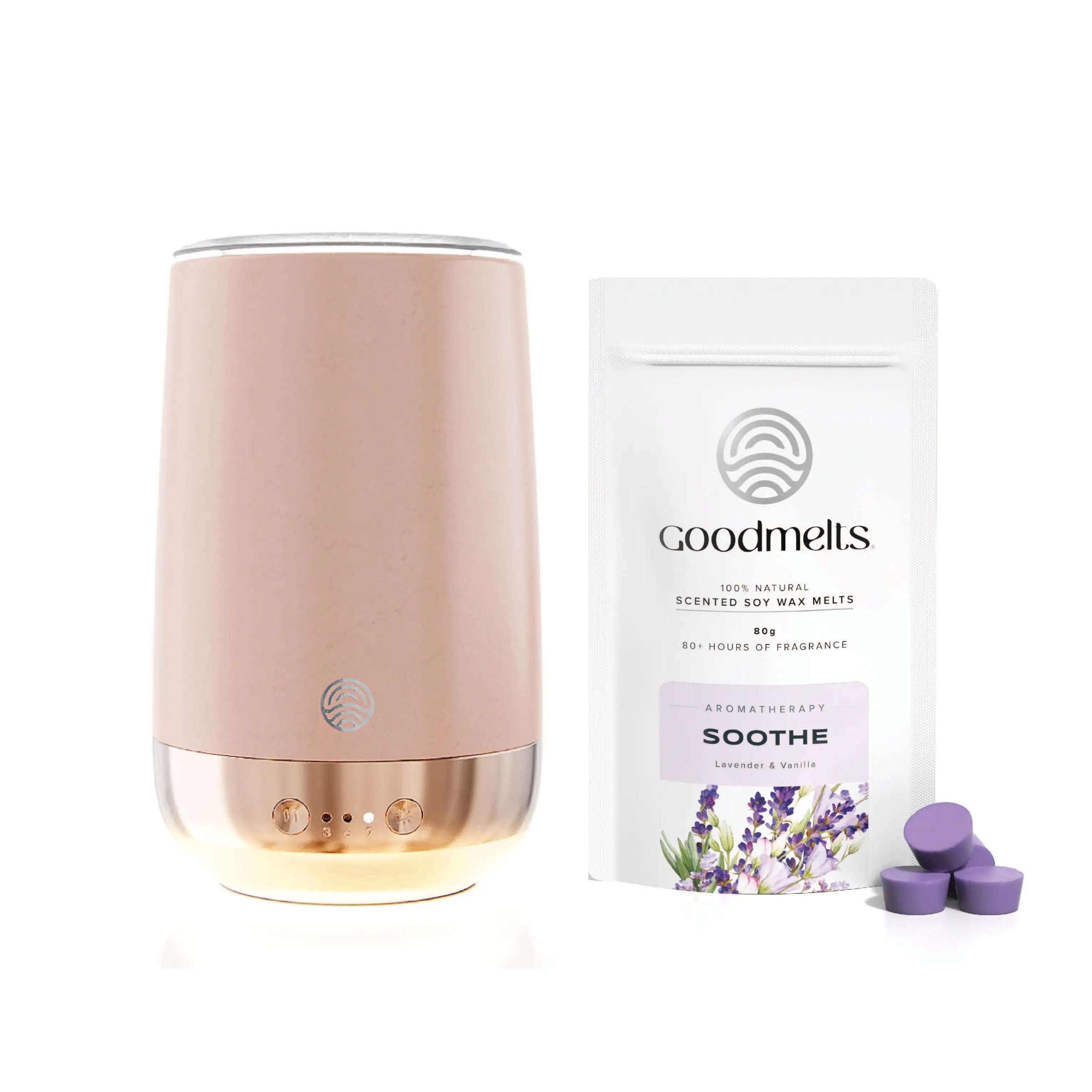 Wax Melting Starter Kit- Singles-Matt Pink / Soothe Aromatherapy