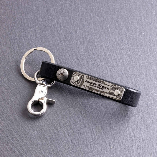 Azazaza 2 Pack Personalisierte Schlüsselanhänger - Auto Schlüsselanhänger,  Kein