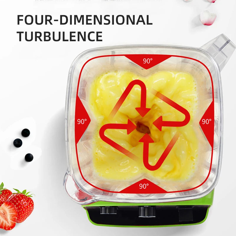 Multifunctional Blender Mixer Food Processor Blade Juicer Ice Smoothie Pomegranate Apples Crusher Juice Wall Breaking Machine - Image 5