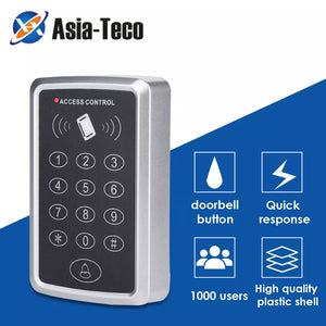 125KHz RFID Access Control Keypad EM Card Reader Door Access Control System Door Lock Opener Keyboard System - MaliksPrice