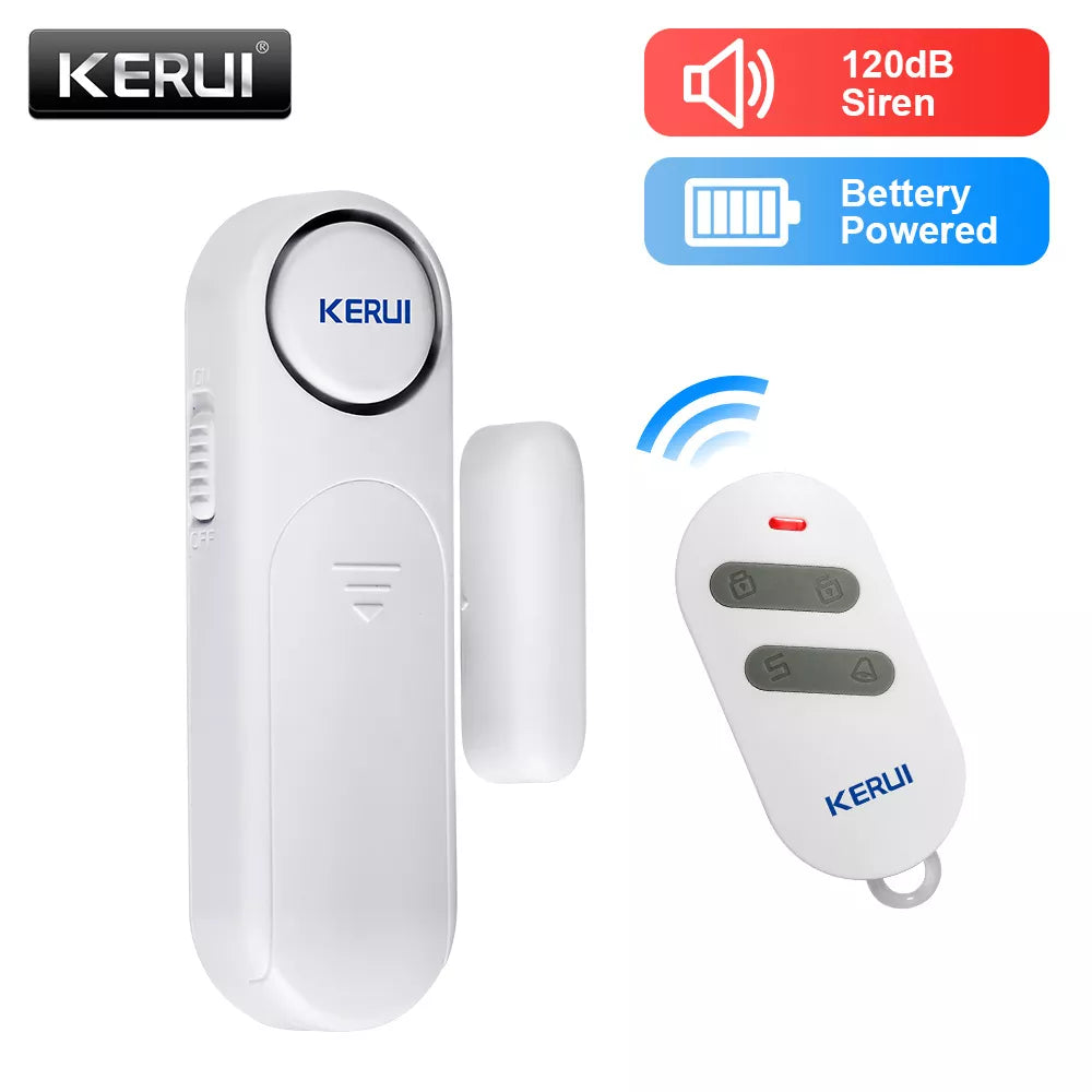 KERUI D131 Wireless Door Window Magnetic Sensor Alarm 120dB Anti-theft 300ft Remote Control Detectors Home Security Alarm System