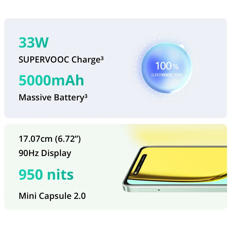 【World Premiere】realme C67 108MP Camera 3X In-Sensor Zoom Snapdragon 685 Octa Core 6mn 6.72" 33W Android Smartphone Cellphone - Image 5