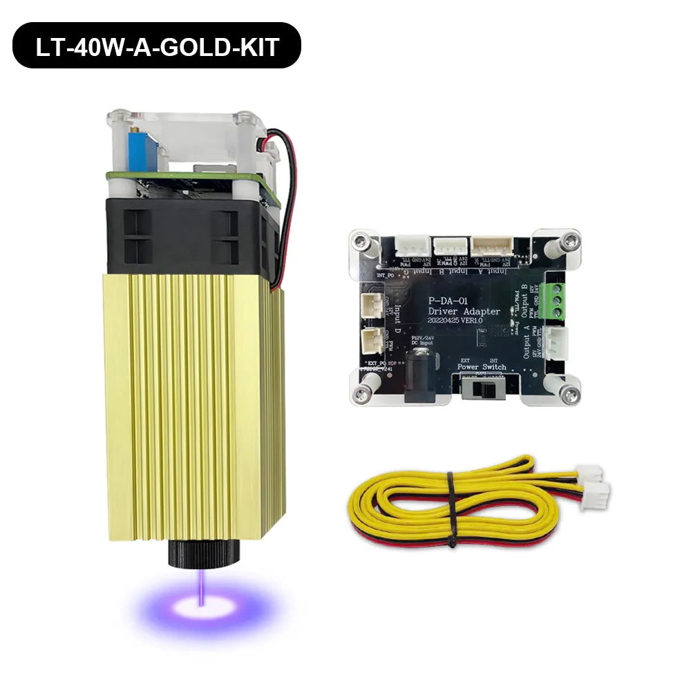 LASER TREE 20W Laser Module 450nm 40W TTL Blue Light Laser Engraver Head for Laser Engraving Cutting Machine Wood Working Tools - Image 9