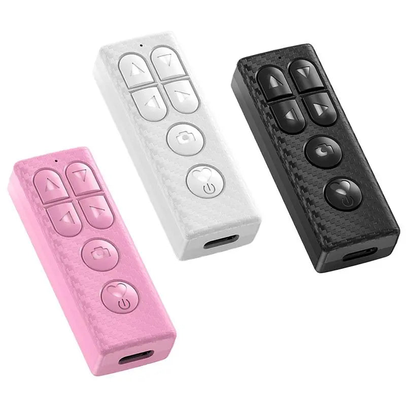 Universal Phone Selfie Shutter BluetoothS Remote Video Camera Controller Rechargeable Camera Remote ForTiktok Page Turning
