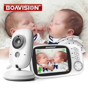 VB603 Video Baby Monitor 2.4G Wireless With 3.2 Inches LCD 2 Way Audio Talk Night Vision Surveillance Security Camera Babysitter - MaliksPrice