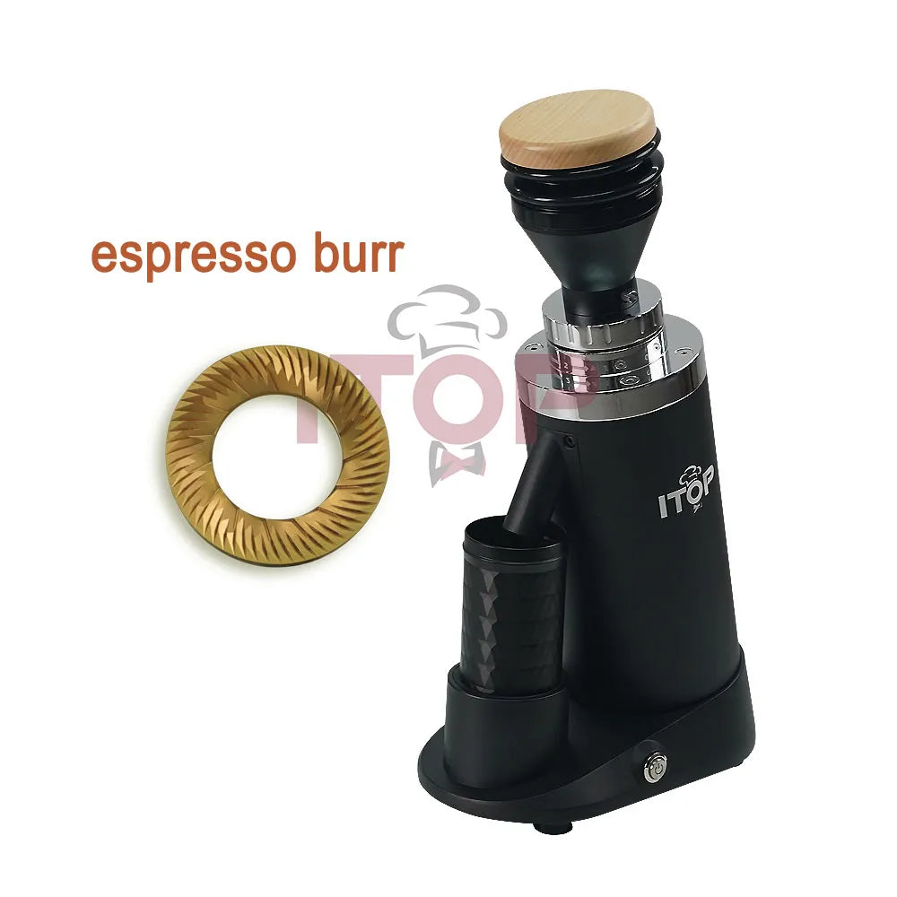 ITOP40 Plus 64MM Flat Titanium Burr Coffee Grinder Upgrade Stepless Fineness Adjustment  Espresso Coffee Powder Grinding Machine - Image 7