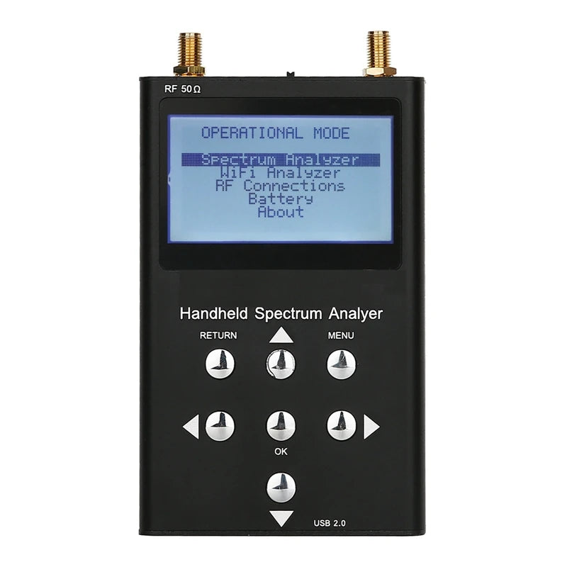 Multifunctional Dual Antenna Handheld Spectrum Analyzer 15M-3G Rf Explorer Spectrum Analyzer Portable Explorer Spectrum Analyzer