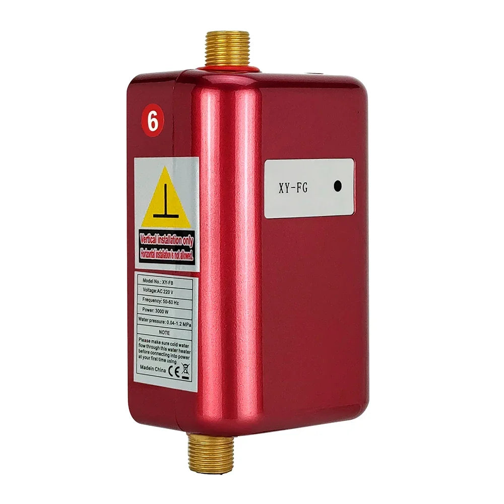 Mini Instant Electric Water Heater, 3000W Tankless Water Heater, Under Sink Basin, Water Heater System for Kitchen Washing - Image 8