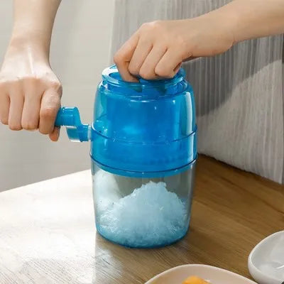 ZK30 Handle DIY Ice Crusher Manual Multifunction Portable Ice slush Maker Cone Smoothie Ice Block Making Machine Ice Maker