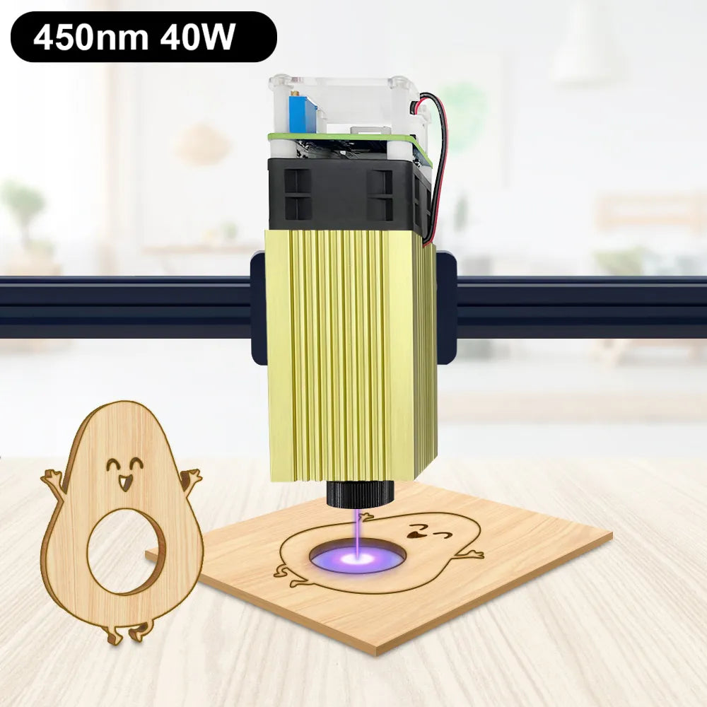 LASER TREE 20W Laser Module 450nm 40W TTL Blue Light Laser Engraver Head for Laser Engraving Cutting Machine Wood Working Tools - Image 3