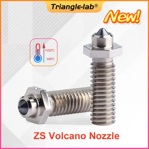 Trianglelab ZS Volcano Nozzle Hardened Steel Copper Alloy High Temperature and Wear Resistant For Volcano Hotend 3d Printer - MaliksPrice