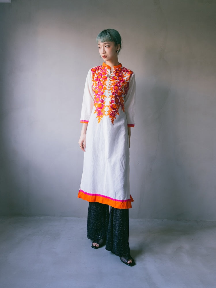 Embroidery Cotton Dress