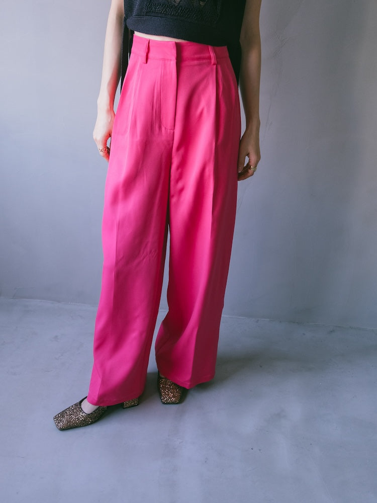 Color Wide Pants