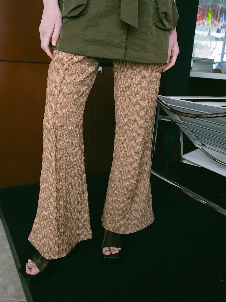 Wavy Mosaic Stretch Pants