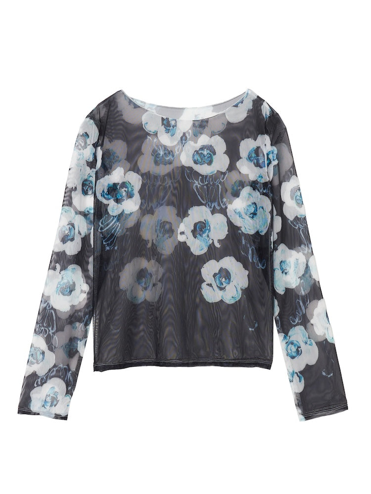 Sheer Top / Floating Flower