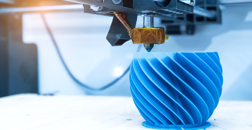 A basic 3D printer at work