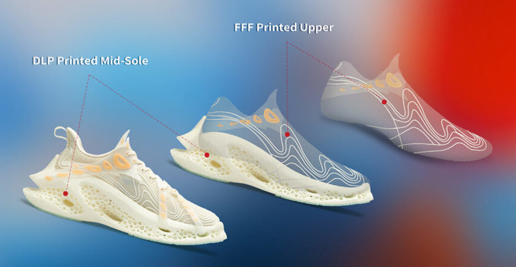 "A multi-material shoe prototype