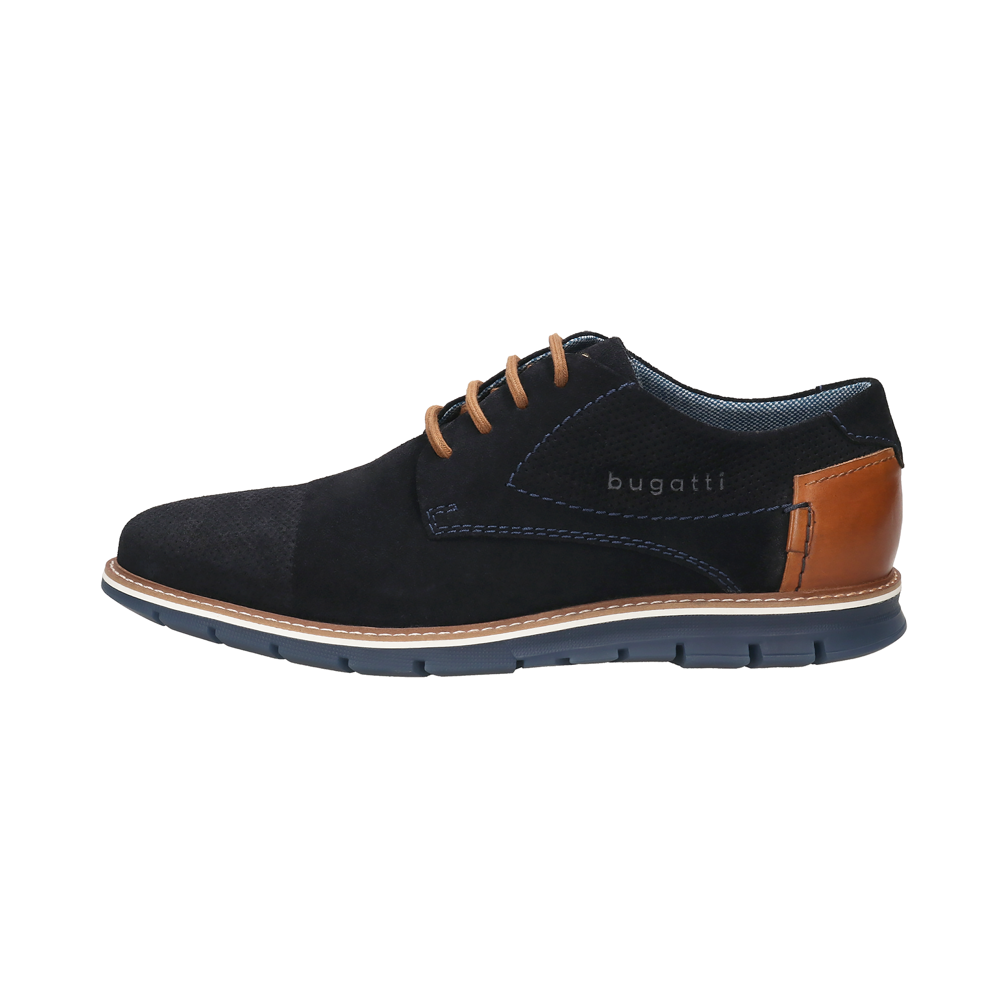 Leder Schnürer dunkelblau - bugatti shoes product image