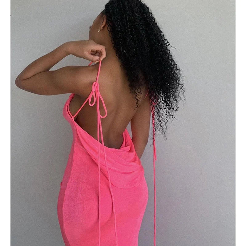 🔥Last Day 50% Off🔥 Serenity Backless Maxi Dress