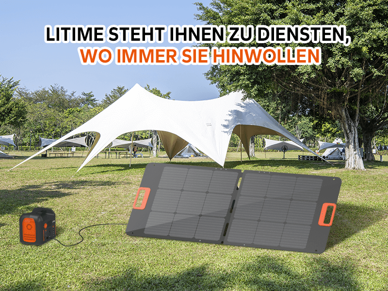 LiTime 100W portable solar panel – LiTime-DE