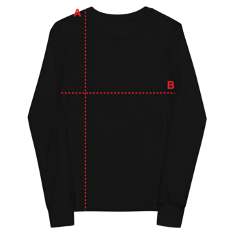 Size Guide - Youth Long Sleeve Tee