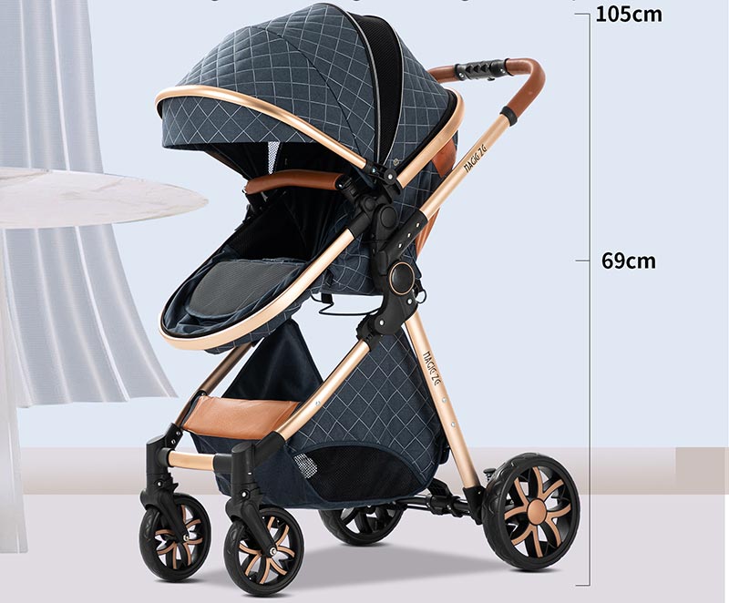 75cm high landscape baby stroller