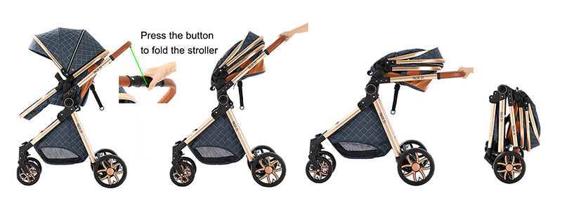One-Key Folding stroller