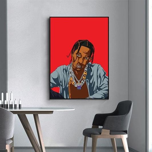 Travis Scott - Look mom i can fly canvas – CanvasWallDecor