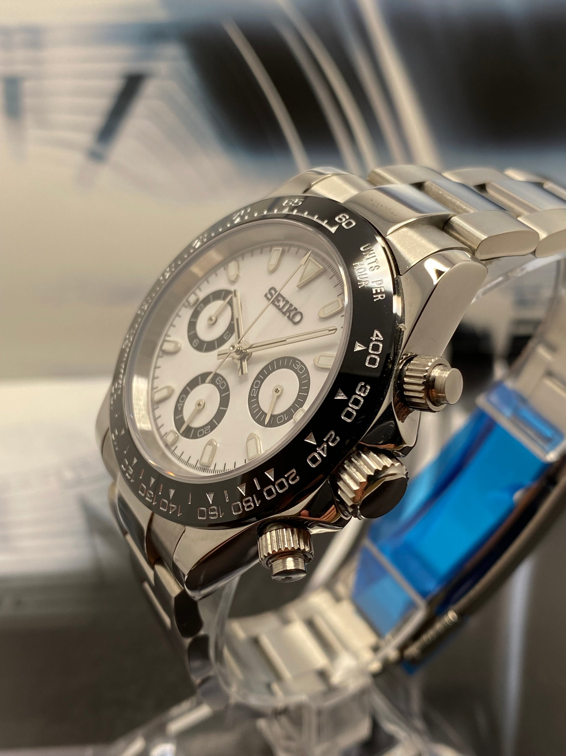 Seiko Mod Daytona Quartz Chronograph Custom Build – Watchmodders
