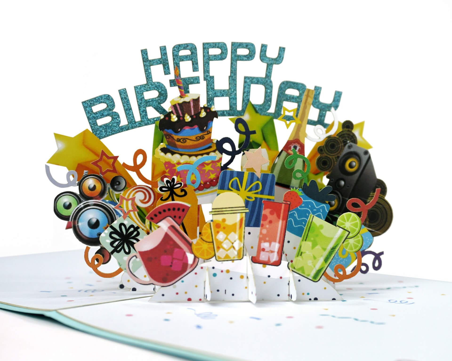 Birthday Party Pop Up Card – Cardsnstuff