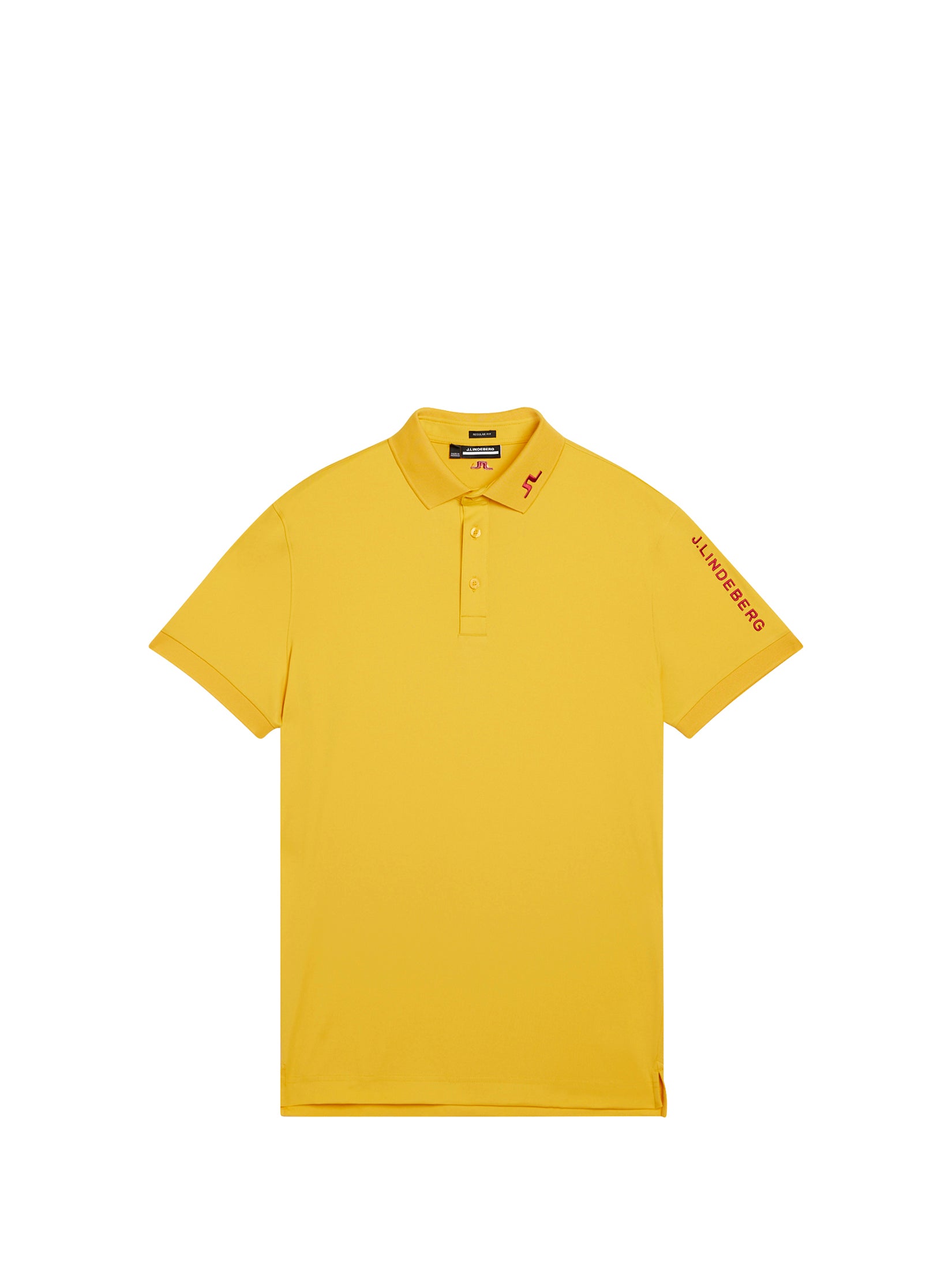 Tour Tech Reg Fit Polo / Tangerine Tango Melange – J.Lindeberg