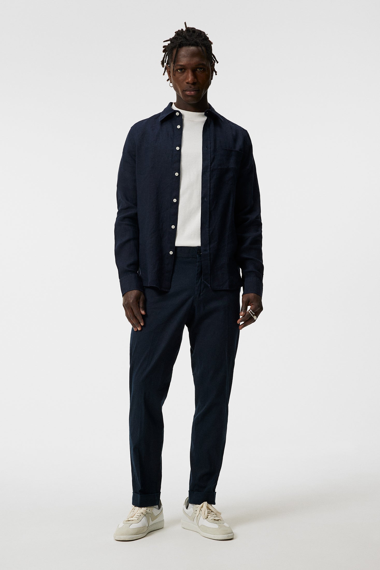 Haij Cotton Linen Pants / JL Navy – J.Lindeberg