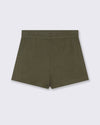 woman's belted shorts for stylish comfort - green - piazza italia - 5