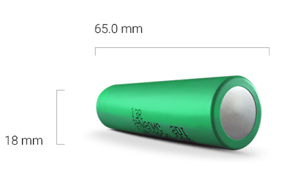 18650 battery diameter and length