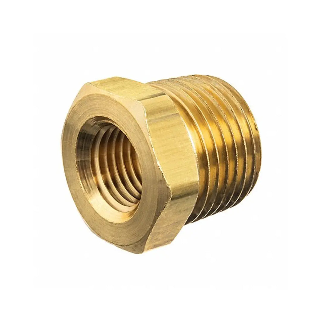 Brass Hex Nipple Reducer Bush Male 1/2 x Female 1/4 Dubai