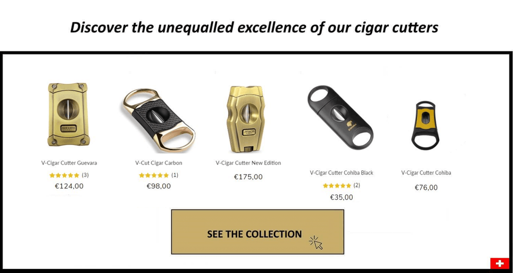 V cut Cigar