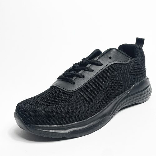 Mens Black Casual Trainer - Black