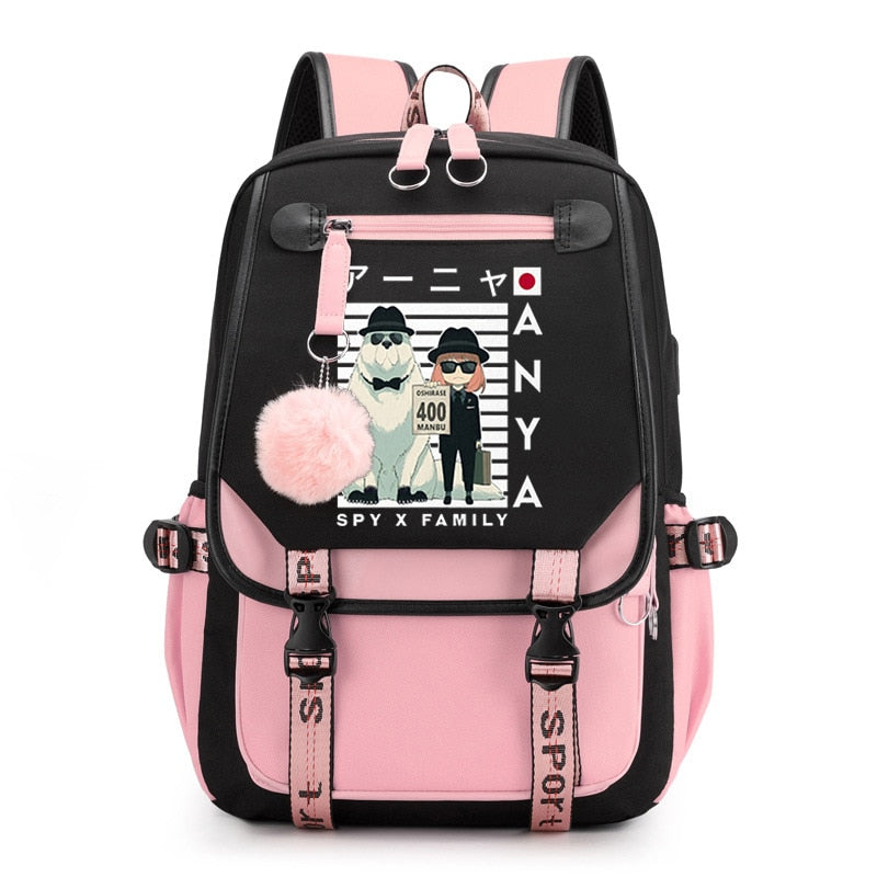 Spy x Family Pink Backpack (Multiple styles)