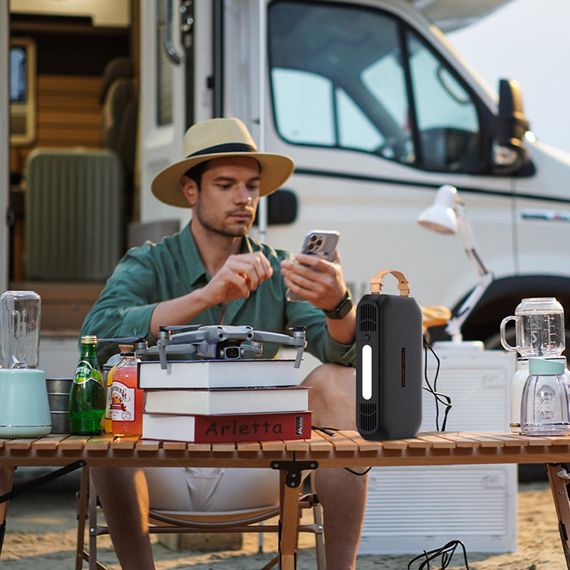 Outdoor Solar Phone Charging Station