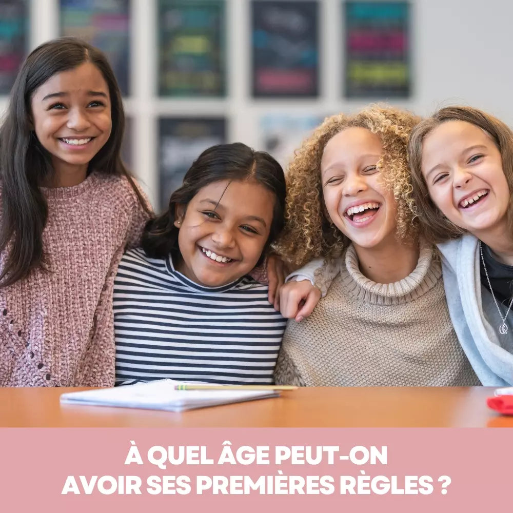 premieres règles chez les filles ados et pré-ados : quel est l'âge moyen auquel elles surviennent ?