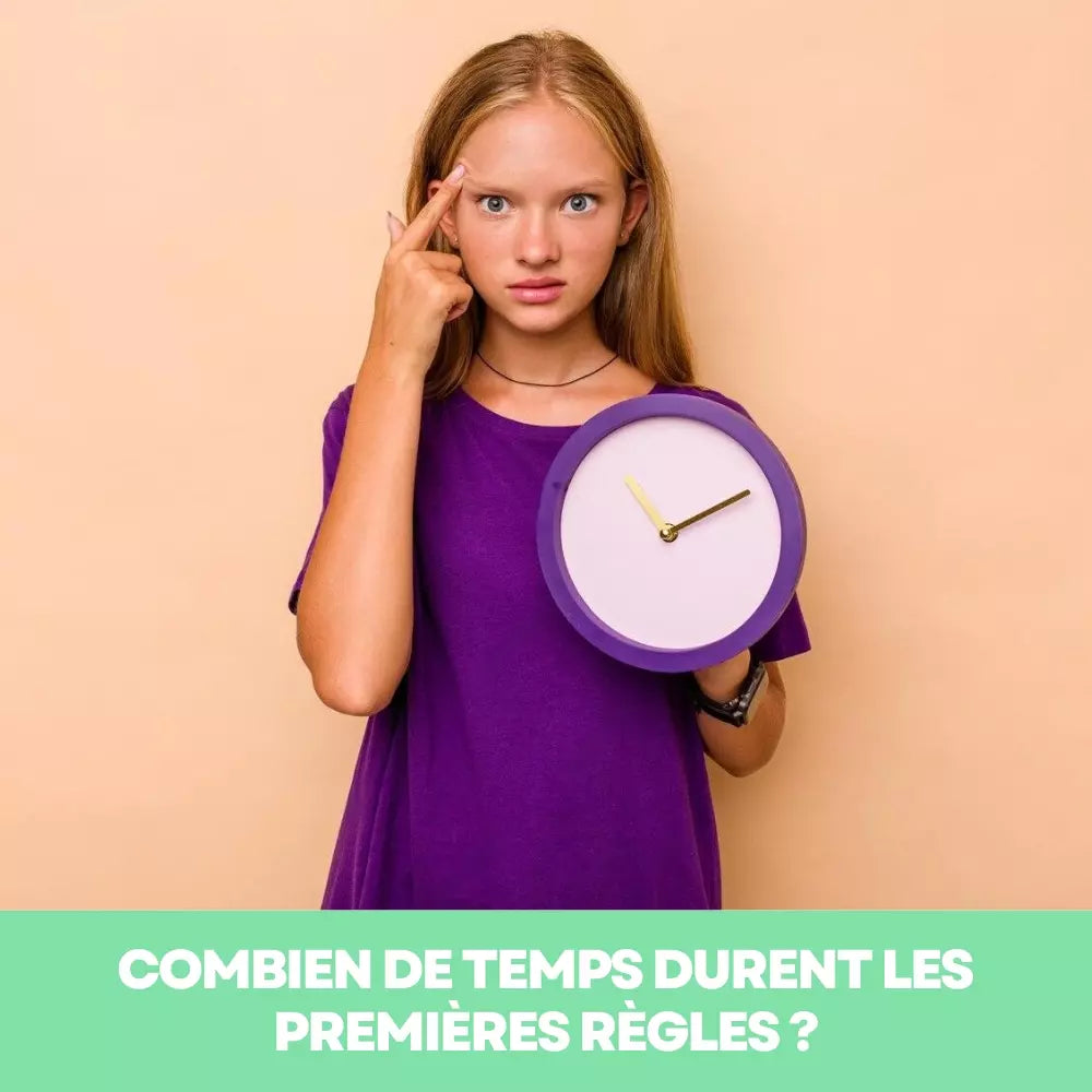 Premières Règles : combien de temps durent-elles ? pendant combien de jour vais-je avoir du sang qui coule ?