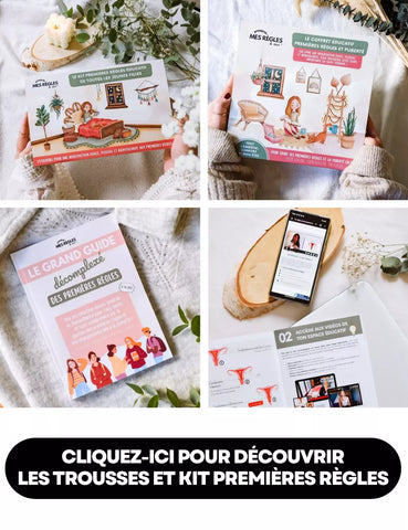 kit premières règles et coffret puberté avec trousse pour l'école