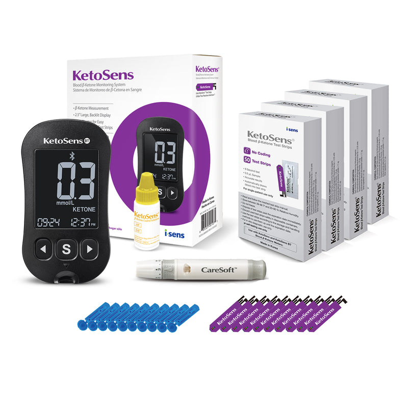 KetoSens Meter Kit + 150 Strips Bundle