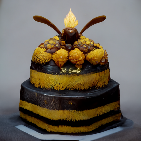 Creative Customised Bee theme cake