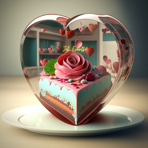 Creative Customised Valentine day cake