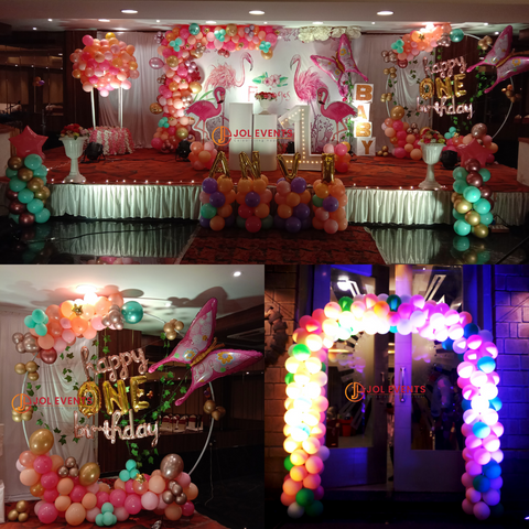 Flamingo Theme birthday party decor